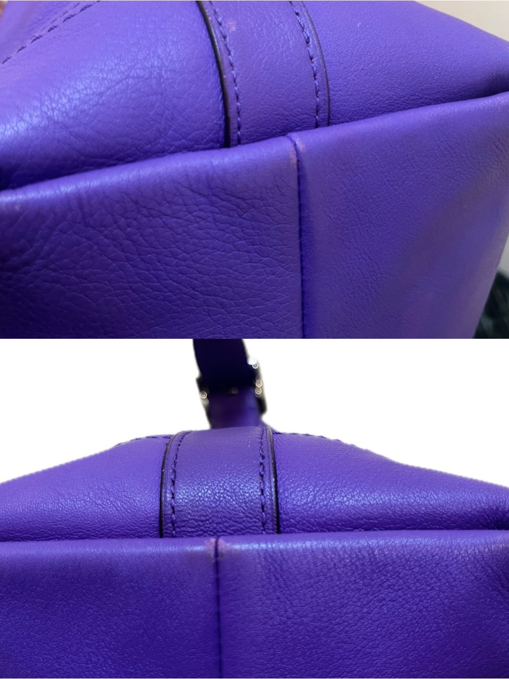 🪻SOLD🪻 Coach Legacy Molly East West Purple Satchel - Picture 10 of 16